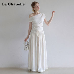 La Chapelle | Summer One-shoulder Sleeve Casual T-shirt With Skort Set
