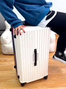 TRAVELCUL 5 Wheel Cup Holder With USB Suitcase 20/26/30 Inch Luggage Travel Bag Large Capacity TSA Password Lock Suitcase