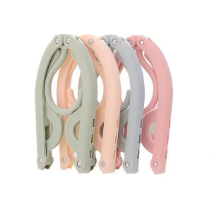Multi‑Functional Travel Folding Clothes Hangers Portable Plastic Drying Rack for Business Trips Household Wardrobe Organizers