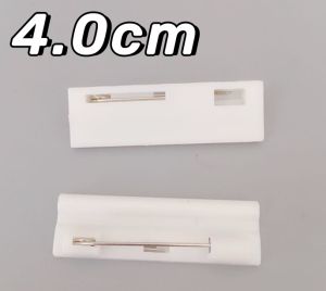 Đinh Tán an Toàn Bằng Nhựa Trắng Có Keo Dán Mặt Sau Cho Thẻ Thắt Lưng Thủ Công DIY Micro Chapter Work Number Badge Pin on Accessories