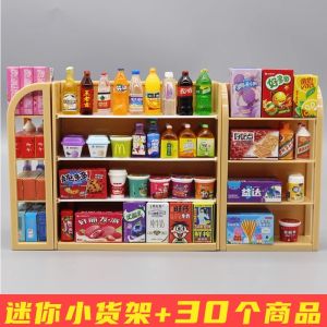 Mini Simulation Dollhouse Toys Educational Birthday Gifts for Girls Pretend Play Toys Realistic Miniature Housewife Games