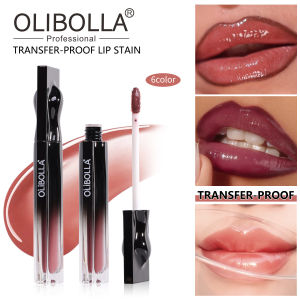 OLIBOLLA Mirror Gloss Lip Glaze Non-Stick Cup Waterproof & Moisturizing