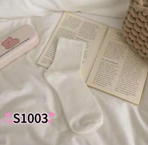White pile socks thin and breathable confinement sockspaired with Mary Jane all-match fashion sock白色袜子薄款透气月子袜玛丽珍百搭时尚袜子
