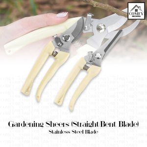 High-Quality Scissors for Gardening: Straight & Bent Pruning Shears