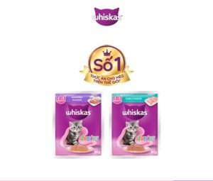 [THÙNG 24 GÓI] Pate whiskas 80g cho mèo thơm ngondinh dưỡngđủ vị-Pate cho mèo