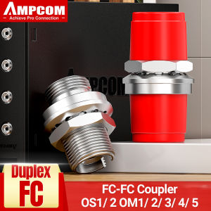 FC-FC chuyển đổi sợi quang ampcom đơn mode UPC mặt bích Đầy đủ loại D nhỏ dây Cáp Quang đơn mode viễn thông cáp quang khớp nối khung phân phối (1/12 cái/gói)