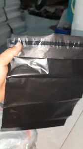 Plastik Packing Hitam Polymailer Ukuran Lengkap Isi 100pcs