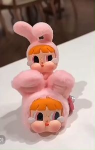 พวงกุญแจ CRYBABY x Powerpuff Girlsน่ารัก หน้าไวนิล ตุ๊กตาพวงกุญแจ อนิเมะ ของขวัญ พวงกุญแจสร้างสรรค์ พร้อมส่ง