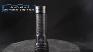 LED UV Flashlight Purple White Dual Light 395nm Ultraviolet Torch Zoom Flashlight Detection Lighting Lamp for Pet Stains Hunting
