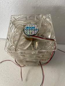 10 Quạt 12V Fan 12x12x2.5cm Màu Trắng (0.2A đến 0.5)