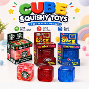 Nice Cube Squishy Toys Fidget Toy Stress Relief Sensory Toys Portable Desk Toy for Kids and Adults