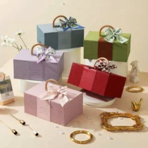 Leather Handbag Style Gift Box