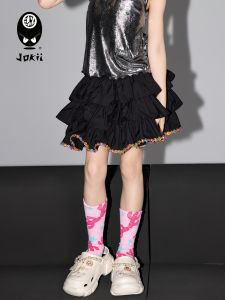 Colorful Cake Style Girls Skirt