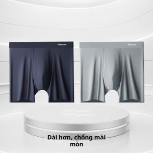 MiiOW | Quần Sọt Nam Dài Chống Ma Sát Thoáng Khí Bằng Lụa Băng