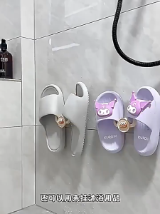 Gantungan Tempel Dinding Karakter Lucu Serbaguna / Hook 2 Slipper Tanpa Paku