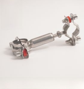 ตัวยึดท่อเหล็กไมโครไซส์แบบสองชั้นปรับได้ หัวคู่ ท่อที่แขวน ท่อที่ยึด ท่อที่ยึดแบบสองท่อ อุปกรณ์งานเครื่องกล