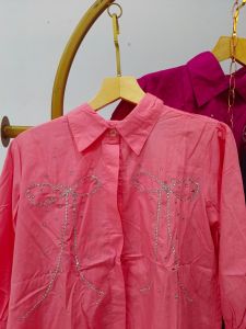 CEISHA KEMEJA KATUN WANITA PAYET