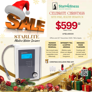 Starwellness StarLite Ionizer Alkaline Water Dispenser Water Purifier Water Filtration System
