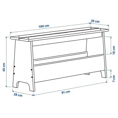 Storage Long Bench