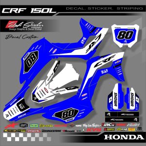 DECAL STICKER MOTOR CRF FULL BODY CUSTOM SUKA-SUKA