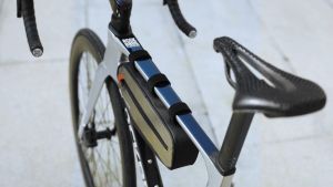 ROCKBROS Túi khung xe đạp 1.7L dung tích lớn phát hành nhanh chóng Túi gắn trước sườn xe phản xạ MTB xe đạp đường trường Túi tam giác