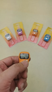 Finger counter portable electronic counter manual button counter mini handheld counter
