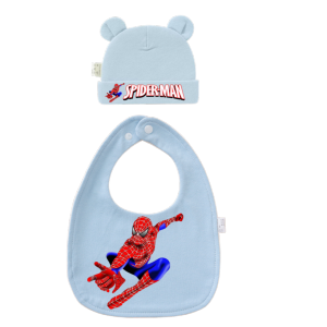 Disney | 2 Pieces/Batch of Baby Bibs Soft Cotton Solid Color Bibs Wipes Boys and Girls Hats Newborn Hair Accessories Kawaii Wipes Sets
