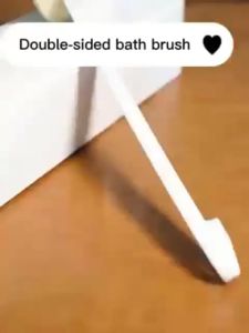 Bath Scrubber Sponge Ball Shower Brush Body Clean Back Scrub 2in1