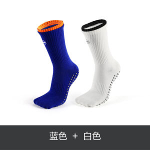 Meikkan Pure Cotton Yoga Socks Anti-Slip Breathable Sweat Absorbent Pilates Floor Compression Mid-Calf Adult Sports Fashion
