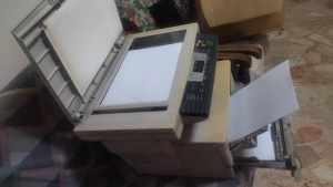 Affordable Kyocera KM-1500 Color Photo Copier Issue Needs Toner / As Is