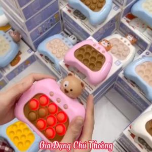 Pop it điện tử thế hệ mới máy chơi game Pop it Tặng kèm 3 pin 200 level có đèn nhạc - Shop Út Lớn
