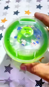 Infant Powder Puff Case Round Baby Soft Face Body Care Empty Portable Puff with Box Talcum Powder Box with Puff