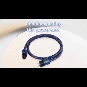 YYAUDIO Cáp Âm Thanh HiFi OCC 1m/1.5m EU/US Vseries Connector Cho Loa Khuếch Đại Máy Tính - Cáp Nguồn Có Đầu Nối Nam-Nữ