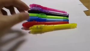UV Light Invisible Ink Spy Pen 4-12pcs Magic Marker for Kids Secret Message Party Favors Treasure Box Prizes Toys Gift