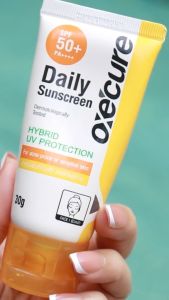 Oxecure Daily Sunscreen 30G ครีมกันแดด Hybrid UV Protection SPF50+ PA++++