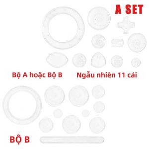 Bộ Dụng Cụ Vẽ Tranh Nghệ Thuật Xoắn Ốc Với Thước Đo Hình Học Spirograph Khuôn Mẫu Hình Tròn Khuôn Vẽ Dành Cho Trẻ Em Bộ Thiết Kế Thủ Công Sáng Tạo