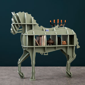 Other Northern Europe Designer Sofa Side Table Side Cabinet Italian Slightly Luxury Decoration Decoration Creative Bookshelf Art Corner Table