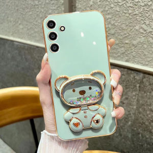 เคสโทรศัพท์สำหรับ OPPO A18 A60 A58 A17K A78 A98 Reno 8T 5G ฝาหลังสุดหรู3มิติพร้อมตัวยึดกระจก