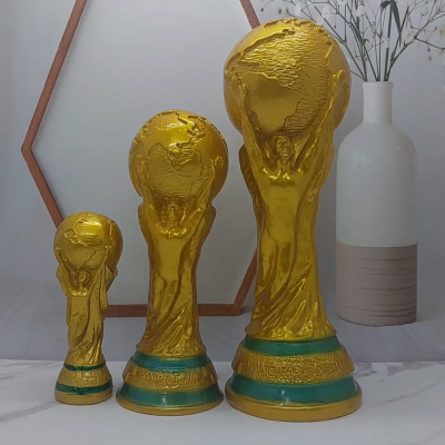 Piala dunia murah trofi warna emas replika trophy world cup