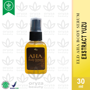 AHA Body Serum ELD with Extract Yuzu - Body Serum - Serum Badan - Serum Pemutih - Serum Whitening