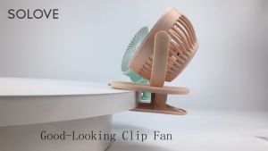 Xiaomi F3 พัดลมขนาดเล็ก Small Fan คลิปเดสก์ทอปแนวตั้ง แบบพกพา Clip-on Mini Fan