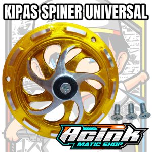 COVER SPINER SPINNER PUTAR KIPAS / RADIATOR UNIVERSAL SEMUA MOTOR DIJAMAIN MUTER