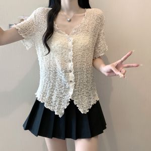 AIYITI | French Style Tencel Bubbly Texture Top