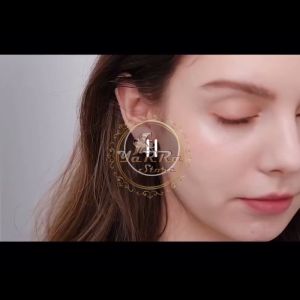 ANTING KOREA PEREMPUAN DEWASA DESAIN BUNGA PUTIH MEWAH AKSESORIS BAHAN ALLOY BERKUALITAS ANT88 YARRA