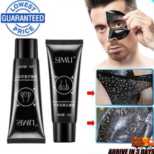C.three 🔥Hot Sale🔥Bamboo Charcoal Blackhead Remover Nose Face Mask New Salicylic Acid Deep Cleansing Shrink Pore White Heads Pimple Remover black head remover pimple remover blackheads and white heads remover Skin Care Products 60g 100% Orignal