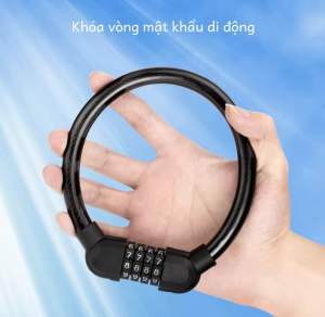 Khoá dây mật mã dành cho xe đạp tiện lợian toàn tiện lợi