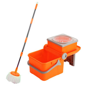 For Home Plastic Automatic Cleaning Mop Bucket Automatic Water Dumping Floor Mop Bucket Cleaning Bucket Rotary Mop Bucket