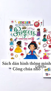 Sách Bóc Dán Hình Thông Minh Công Chúa Nhỏ Tập 1 2 3 4 (Lẻ tự chọn) Little Princess - Việt Thư