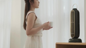 SG READY STOCK  Silent Bladeless Standing Fan Chargeable 4 Speed for Home Office Sleeping