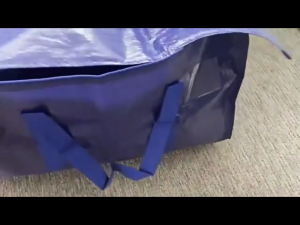 Durable PE Extra Large Moving Tote Dustproof Moisture Resistant Storage Bag With Handles For Daily Packing
